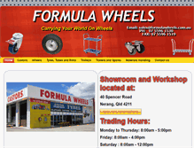 Tablet Screenshot of formulawheels.com.au